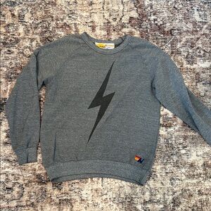 Aviator Nation Bolt Sweatshirt Heather Grey